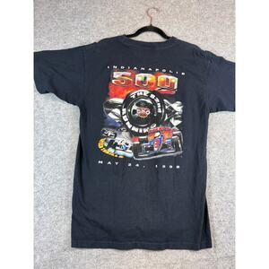 VTG 90s 1998 Indianapolis 500 Racing Shirt Mens L 82nd Running Indy Motorsports